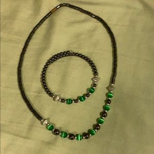 necklace and matching bracelet